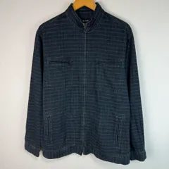 AIRWALK エアウォーク フルジップ シャツジャケット チェック柄 ブラック Lサイズ メンズ 古着 ワーク系 アメカジ