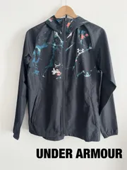 UNDER ARMOUR　アンダーアーマー スムースジャケット　【メンズ】Mサイズ　ブラック×サーモンピンク×青緑等　カジュアル　上着　おしゃれ　お出掛け　送料込み　6461674のサムネイル