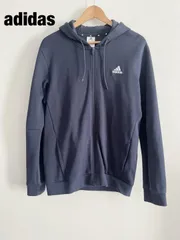 adidas　アディダス　スウェット・パーカー　【メンズ】LL～　ネイビー×ホワイト　スポーツ　カジュアル　おしゃれ　送料込み　6461673