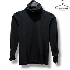 CINEMA CLUB／シネマクラブ／黒／ブラック／長袖／トップス／タートルネック／S