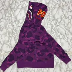 2026年最新】a bathing ape シャークパーカー 紫の人気アイテム - メルカリ