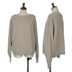 セオリーTheory ラクーンウール混オフショルダーセーター ベージュS