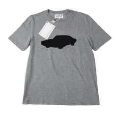 メゾンマルタンマルジェラMaison Martin Margiela 10 カーシルエットプリントTシャツ グレー48