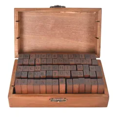 【数量限定】70 文字スタンプ 英語 個 記号 手帳 小さなヴィンテージ木製ゴムスタンプ 木製スタンプセット 木箱付き スタンプ 数字 DIY、スクラップブッキング、日記、グリーティングカード用 アルファベット