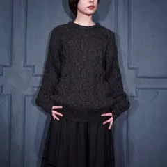 EU VINTAGE LL Bean CABLE DESIGN FISHERMAN KNIT MADE IN IRELAND/ヨーロッパ古着エルエルビーンケーブルデザインフィッシャーマンニット(アランニット)