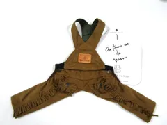 1号　as know as de wan アズノウアズデワン　1号　N サロペットパンツ　ブラウン　中古