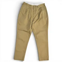 orSlow オアスロウ 2タック ワイドトラウザーズ TWO TUCK WIDE TOROUSERS パンツ サイズL(3) ベージュ メンズ