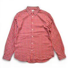 PS PAUL SMITH ポールスミス PLAID SHIRT チェックシャツ 長袖 サイズM レッド メンズ