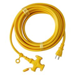 kowa ソフトタイプ 延長コード 宏和工業 15A・5m 3ツ口 キイロ KM109-5 日本製