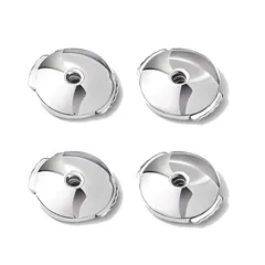 シルバー 男女兼用 両耳用 紛失防止 下向き防止 2ペア 4個 金属アレルギー対応 落ちない 取れないピアスキャッチ ピアスキャッチ ピアス