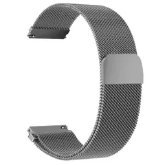 スマートステンレス留め金製 マグネット式腕時計バンド 男女兼用 20mm 交換ベルト 22mm メッシュバンド 時計バンド ミラネーゼバンド