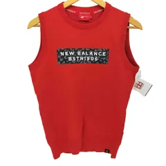 ニューバランス NEW BALANCE ロゴプリント レオパード ニットベスト レディース  2