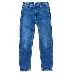 ZARA ハイライズ クロップド スキニーデニム ブルー サイズ38 レディースL ザラ