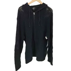 ステューシー Stussy  Mesh Zip Hood メッシュ ジップ フーディー ジップアップ パーカー  メンズ import：XL 
