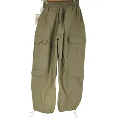 ユーズドフルギ USED古着 Potato Club ナイロンカーゴパンツ ドロスト レディース FREE 