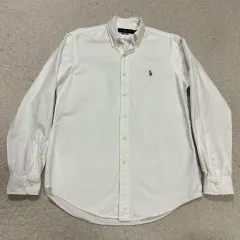 ポロラルフローレン 白 シャツ s