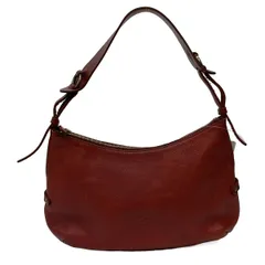 IL BISONTE(イルビゾンテ) ショルダーバッグ - レッド レザー