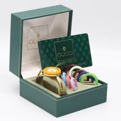 テイン〜様 【稼働/新品電池/替ベルト付】グッチ チェンジベルト ブレスウォッチ テイン〜様 【稼働/新品電池/替ベルト付】グッチ チェンジベルト