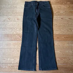 90's USA製 Levi's 517  Black denim pants. 古着　リーバイス　ブラックデニム　ブーツカット　フレア　黒　W36
