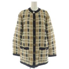 【中古】バレンシアガ BALENCIAGA アレキサンダーワン期 クロップド ローゲージ ニット セーター 七分袖 38 黒 バレンシアガ BALENCIAGA アレキサンダーワン期 クロップド ローゲージ