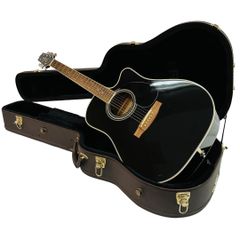 Used Takamine EF341SC Acoustic-Electric Guitar with Hard Case, Stringed Instrument, C10713899
