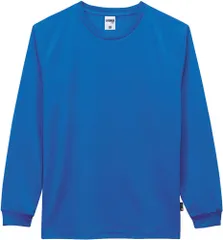 ボンマックス BONMAX 3オンスドライロングスリーブTシャツ ポリジン加工 メンズ レディース ジュニア 大人 子ども 長袖Tシャツ トップス 長袖 ロンT 抗菌 防臭  MS1609 7 ロイヤルブルー
