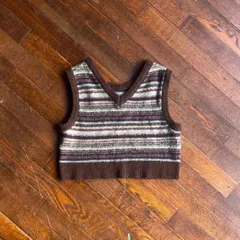 niko and… 00s Cropped V-neck China Made Mixed Yarn L相当
