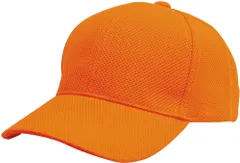 ボンマックス BONMAX ブリーズキャップ MC6619 メンズ レディース ジュニア 大人 子ども 帽子 日除け 部活 トレーニング メッシュ シンプル 紫外線 熱中症対策 UV対策  MC6619 13 オレンジ