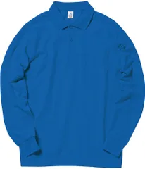 ボンマックス BONMAX メンズ Tシャツ ポケット付CVC鹿の子ドライ長袖ポロシャツ レディース ジュニア 大人 子ども 半袖 襟付き 部活 イベント チーム トレーニング  MS3115 7 ロイヤルブルー