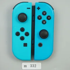 【ｍ332】Nintendo Switch ジョイコン ネオンブルー 左右