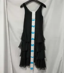 JILLSTUART ジルスチュアート ワンピース ブラック ティアードデザイン サイズ0