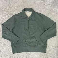 コス 長袖 カラーネック ハーフジップ Tシャツ 105