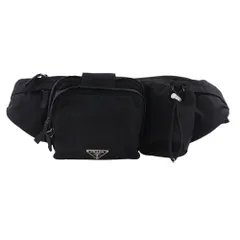 【PRADA】プラダ ボディバッグ VA0056 ナイロン 黒 ユニセックス ウエストバッグ