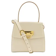 【CELINE】セリーヌ 2WAYショルダー ヴィンテージ カーフ 白 レディース ハンドバッグ