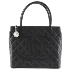 【CHANEL】シャネル 復刻トート ココマーク マトラッセ A01804 キャビアスキン 黒 レディース トートバッグ