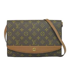 本物 ルイヴィトン LOUIS VUITTON LV ボルドー モノグラム 2WAY ショルダーバッグ クラッチバッグ ブラウン M51797 ビトン バッグ 中古・