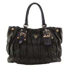 【PRADA】プラダ 2WAYショルダー ナイロン カーキ レディース トートバッグ