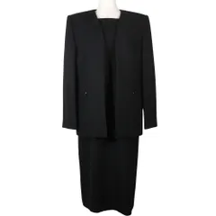 【Chloe】クロエ ジャケット＆ワンピース ブラックフォーマル ポリエステル 黒 レディース セットアップ