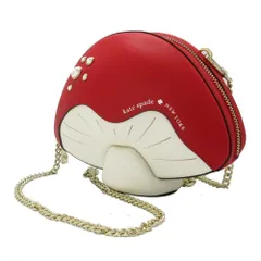 【新品】ケイトスペード バッグ ショルダーバッグ kate spade NEW YORK テイク ア ハイク 3D マッシュルーム チェーンショルダー クロスボディ 斜め掛け KL919 600 (ルビーレッドマルチ) アウトレット レディース 送料無料