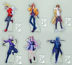 【中古】アクリルスタンド・アクリルパネル 全6種セット 描き起こしアクリルスタンド 「一番くじ CRAZY RACCOON」 アクリルスタンド賞