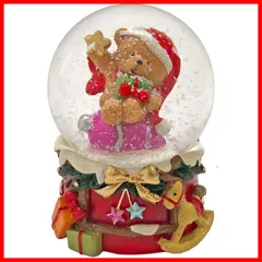 【数量限定】インテリア雑貨 プレゼント クリスマス飾り ギフト 雪 オブジェ ミニサイズ 置物 6.5cm ベア くま XMS002-B スノードーム 宅配便100 クリスマス