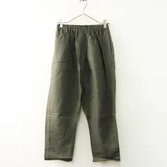 トラバイユマニュアル TRAVAIL MANUEL リネン イージーテーパードパンツ カーキ系┃麻素材 ナチュラル【2400014729139】