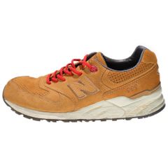 New Balance (뉴 밸런스) xSTUSSY × UNDEFINED 999 ML999UND 스튜시 앤디 피드 가죽 로우 컷 스니커 브라운 US10/28cm