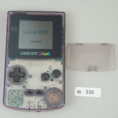 【ｍ336】ゲームボー カラー 本体 クリアパープル Nintendo 動作確認済み