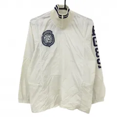 【美品】パーリーゲイツ インナースニード ライトベージュ×ネイビー ネックジップ  レディース 1(M) ゴルフウェア PEARLY GATES