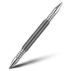 【新着商品】スプリングパンチ センターポンチ ネイルパンチ ネイルセッター スチールパンチ ピンパンチ 真珠光沢 釘打ち機 バネ 穴あけ器 鋼