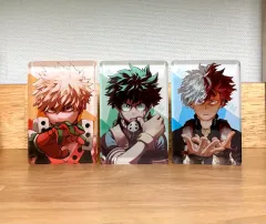 僕のヒーローアカデミア ヒロアカ イラスト集 アクリル ブロック キーホルダー 原画展