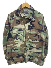 U.S.ARMY (USアーミー) BDUジャケット ウッドランドカモ 迷彩 ミリタリー サイズ表記消え グリーン系 メンズ/045