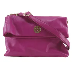 【Tory Burch】トリーバーチ 3WAYクラッチ 折りたたみ レザー ピンク レディース ショルダーバッグ