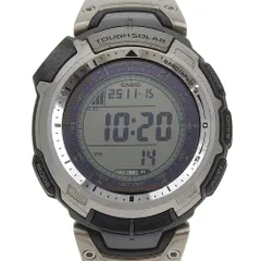 【CASIO】カシオ PRO TREK PRW-1300TJ ステンレススチール クオーツ デジタル表示 メンズ 腕時計